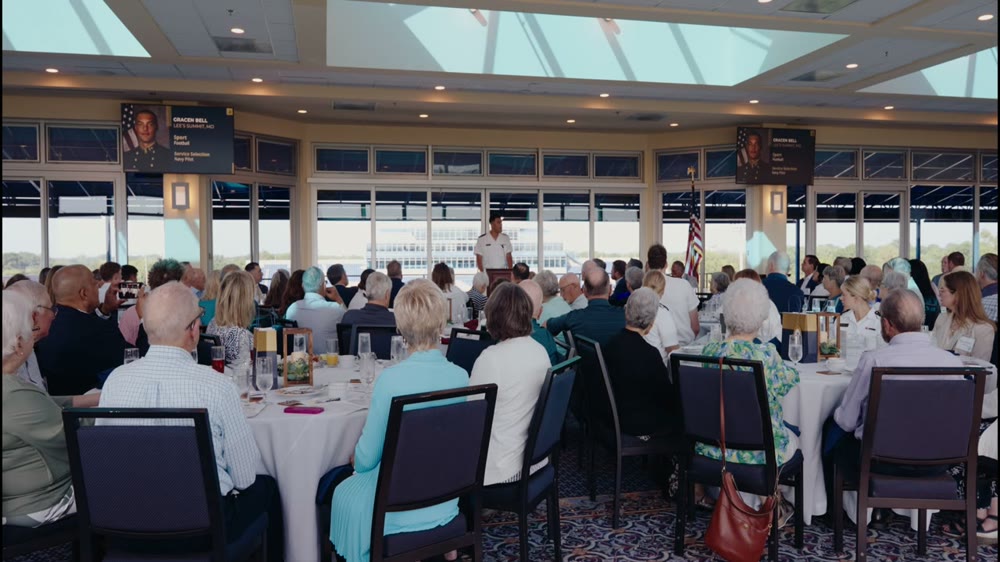 The commissioning-week breakfast